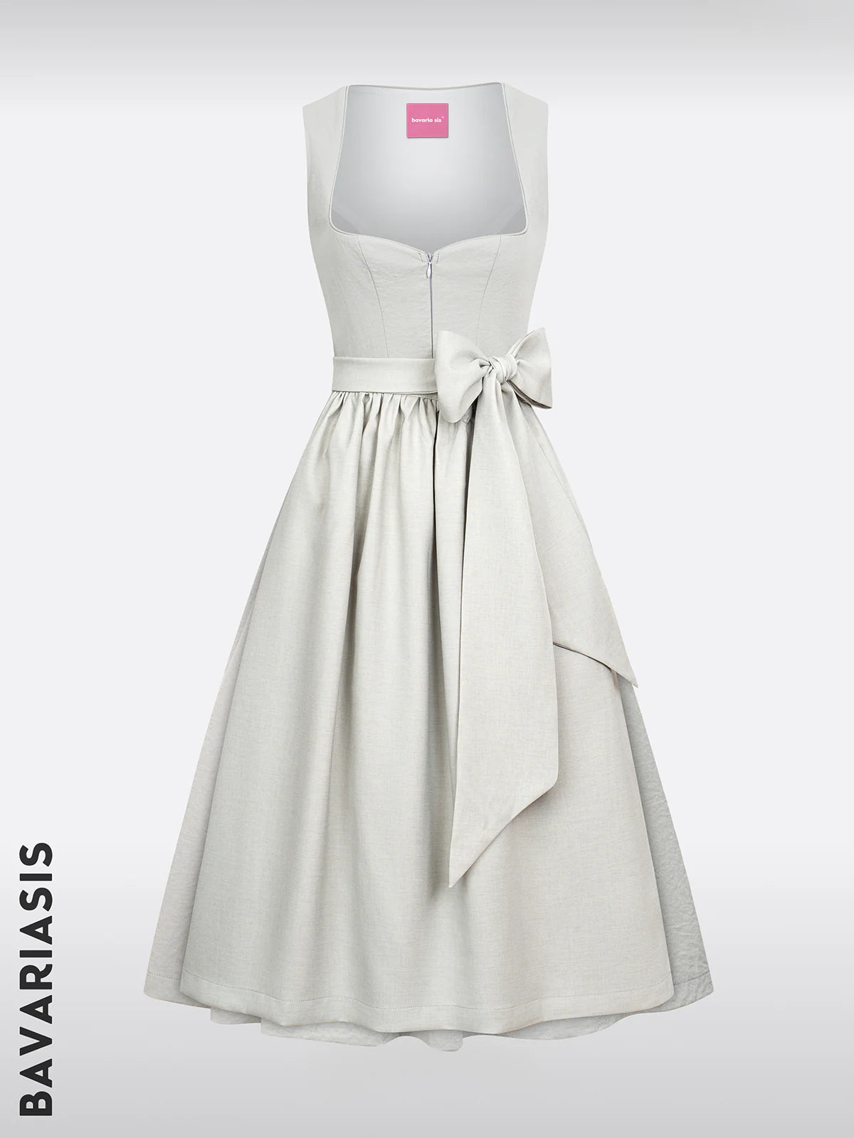 Dirndls -kauneus ja monimuotoisuus - harmaa, reikän kärki ja musta sametti