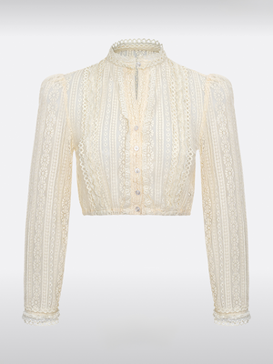 Verden af ​​dirndl bluser og dirndls med lynlås foran