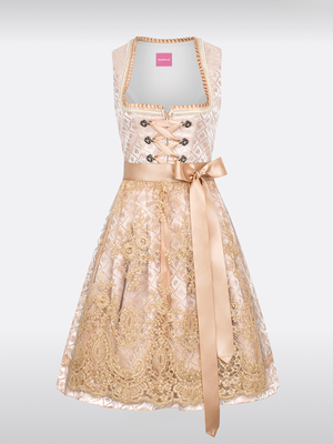 Tapahtuman nahka dirndl, dirndl pusero musta & dirndl ja sininen: tyylikäs perinne kohtaavat nykyaikaisuuden