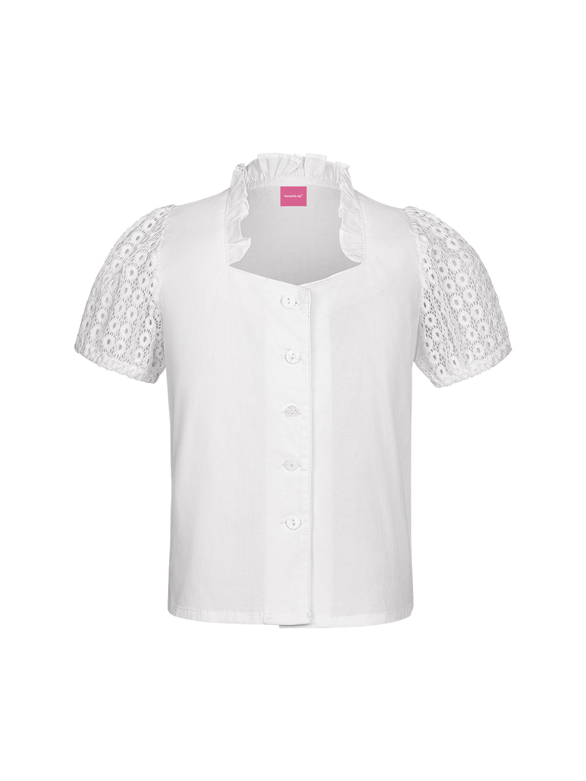 Kinder Bluse Sofia Weiss