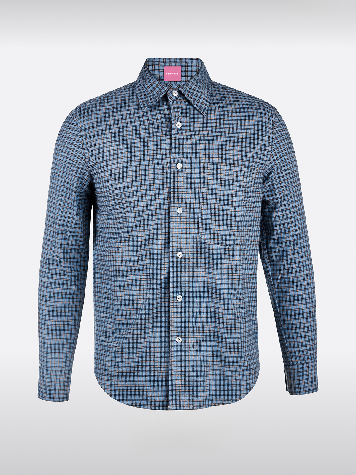 Blau Reverskragen Hemden