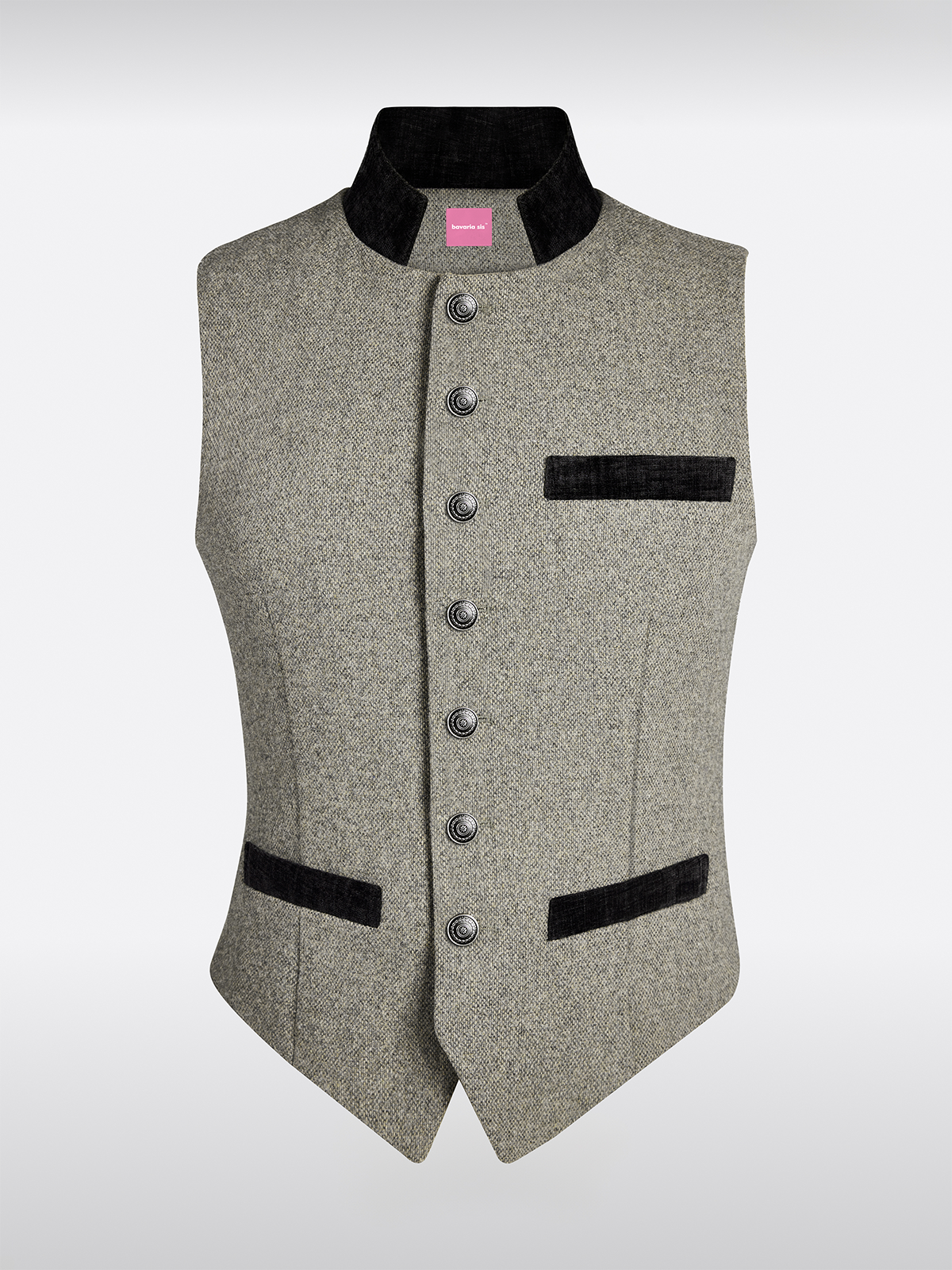 Grau Hochgeschlossen Westen