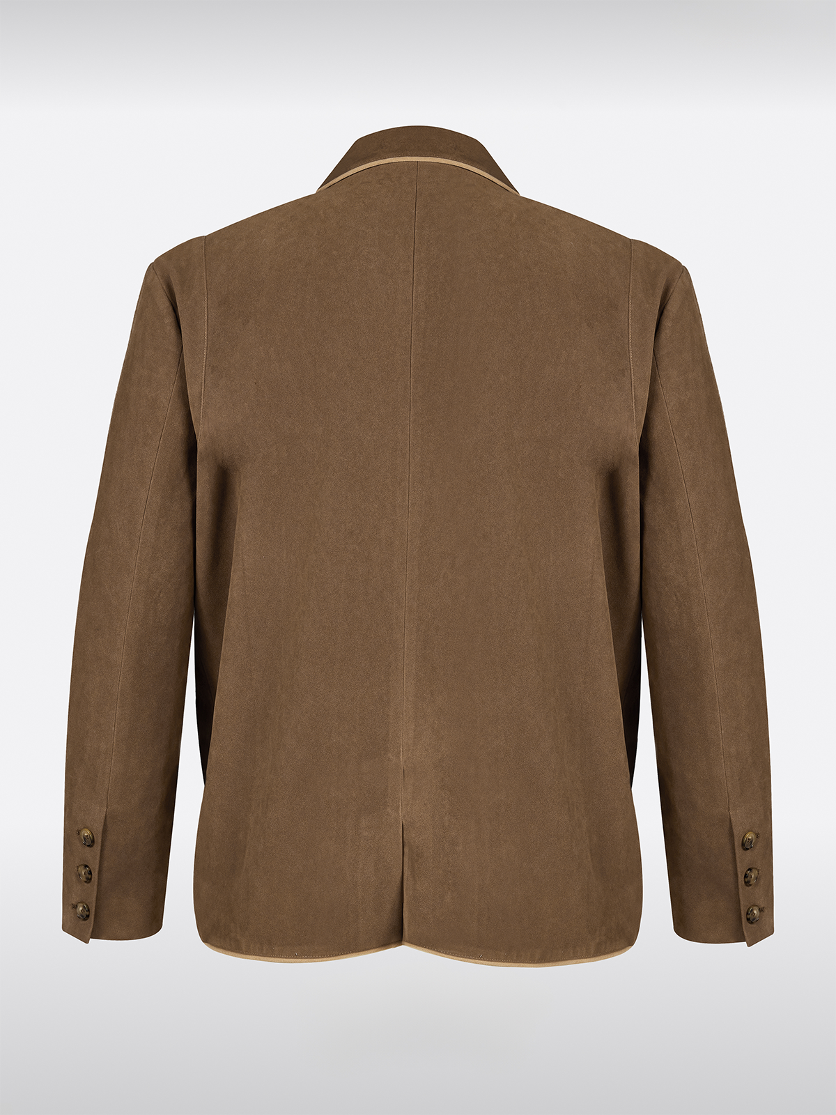 Gelb Flacher Reverskragen Janker