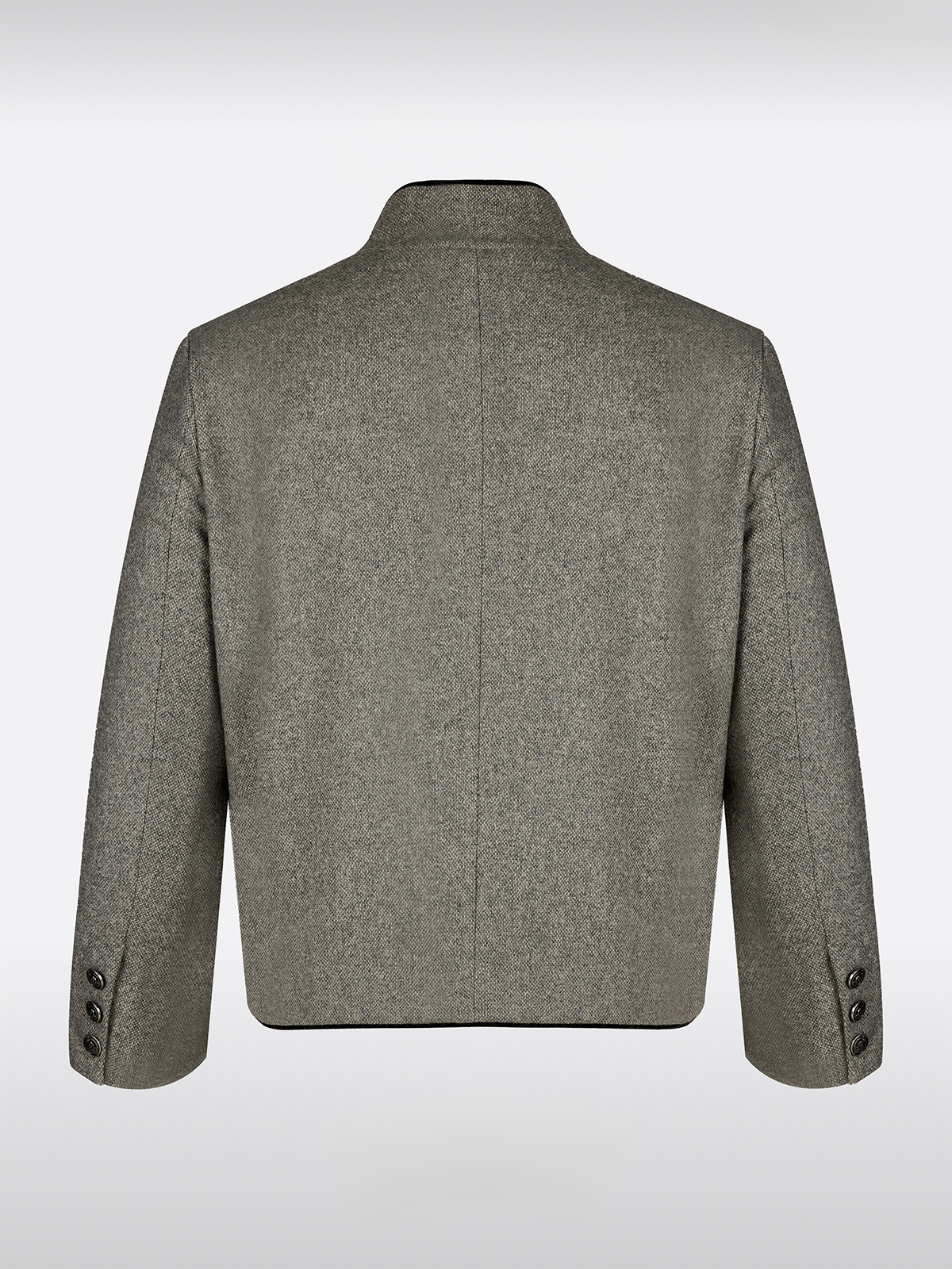 Grau Hochgeschlossen Janker