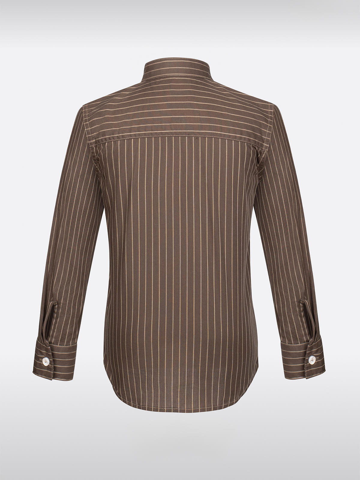 Children brown long arm shirts