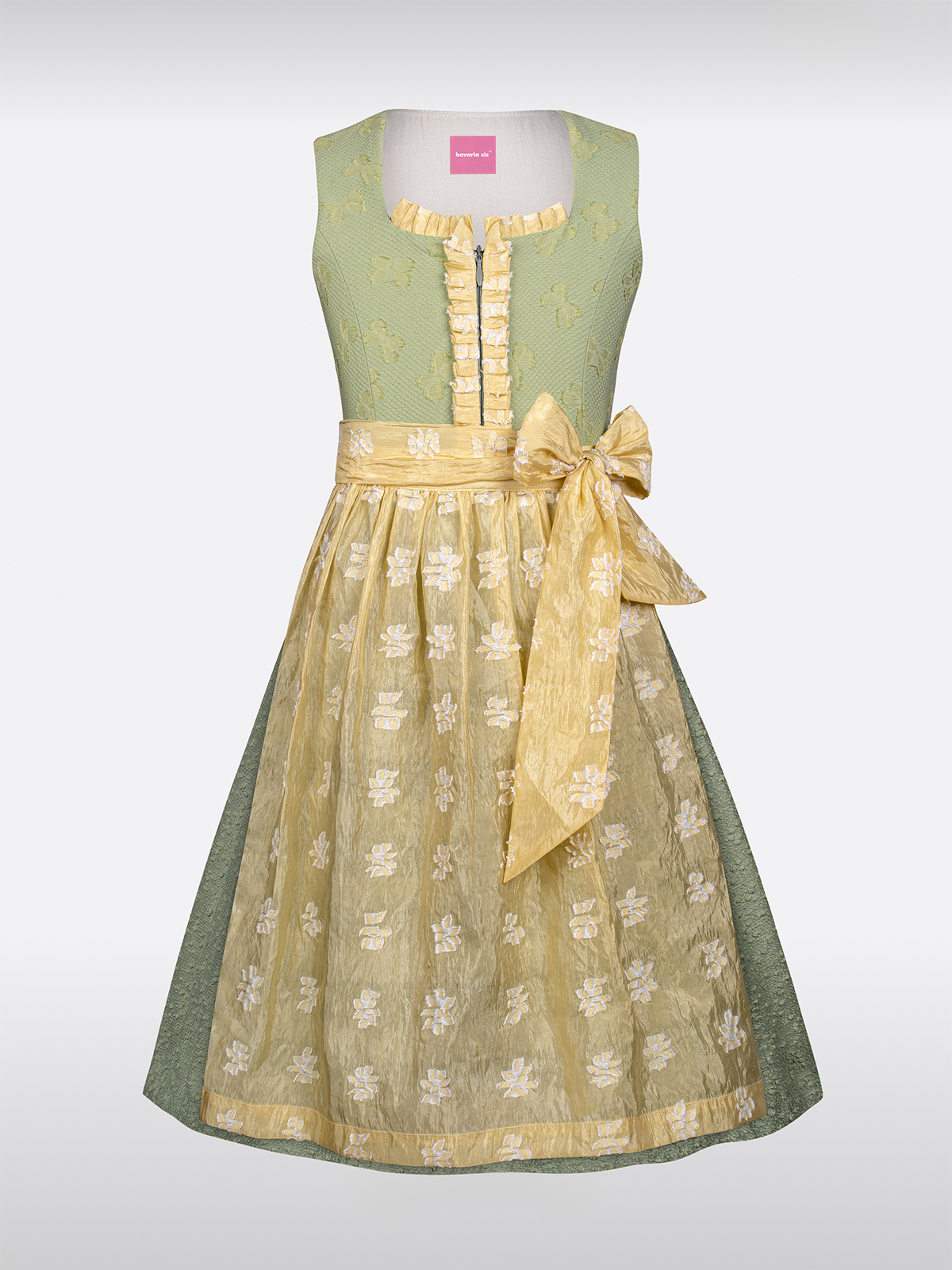 Children green dirndl