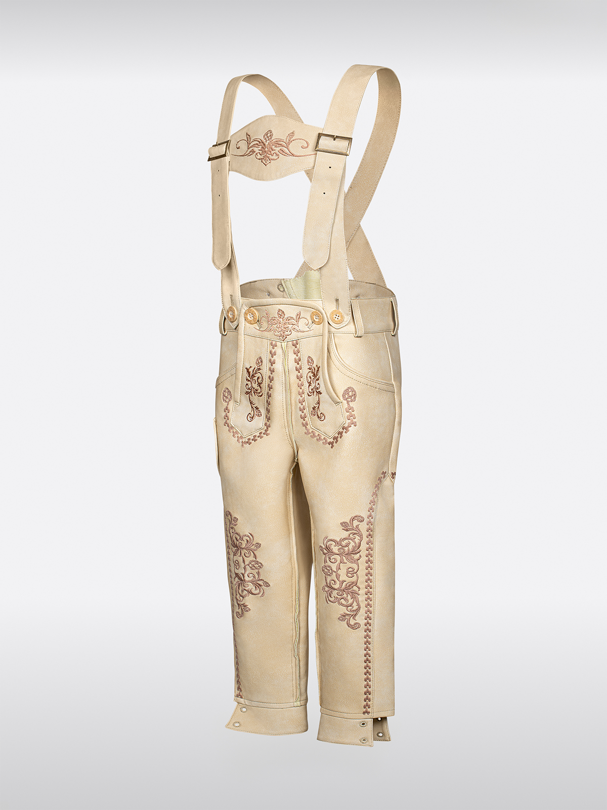 Kinder Weiß KurzeHose Hosenträgern Lederhosen