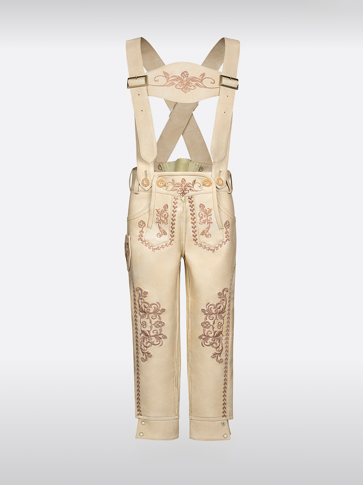 Kinder Weiß KurzeHose Hosenträgern Lederhosen