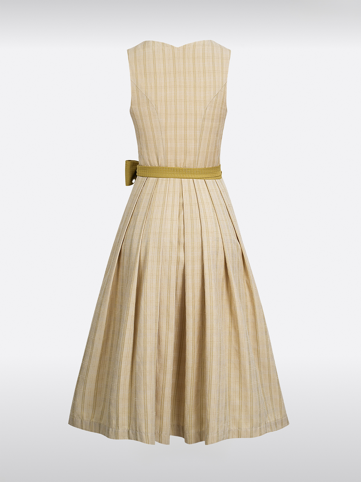 Grün Gerader Ausschnitt Knöpfen Dirndl