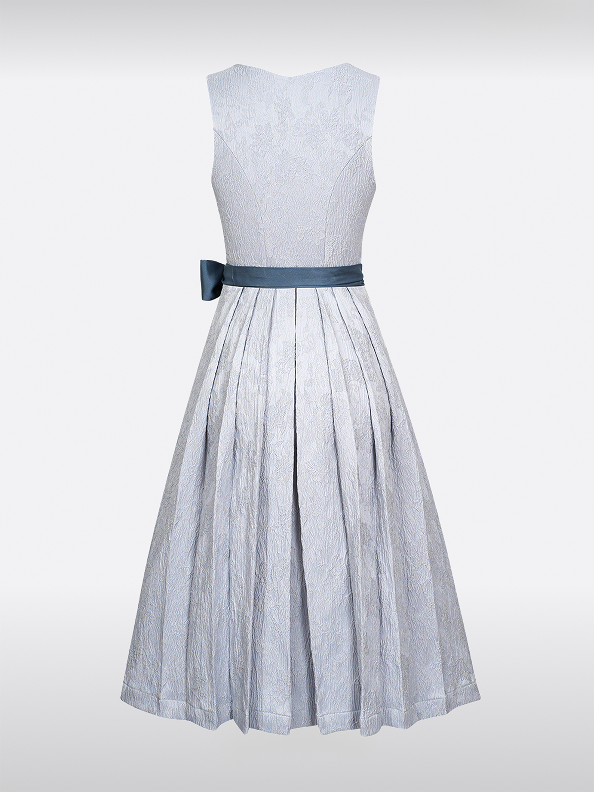 Blau Herz-Ausschnitt Knöpfen Dirndl