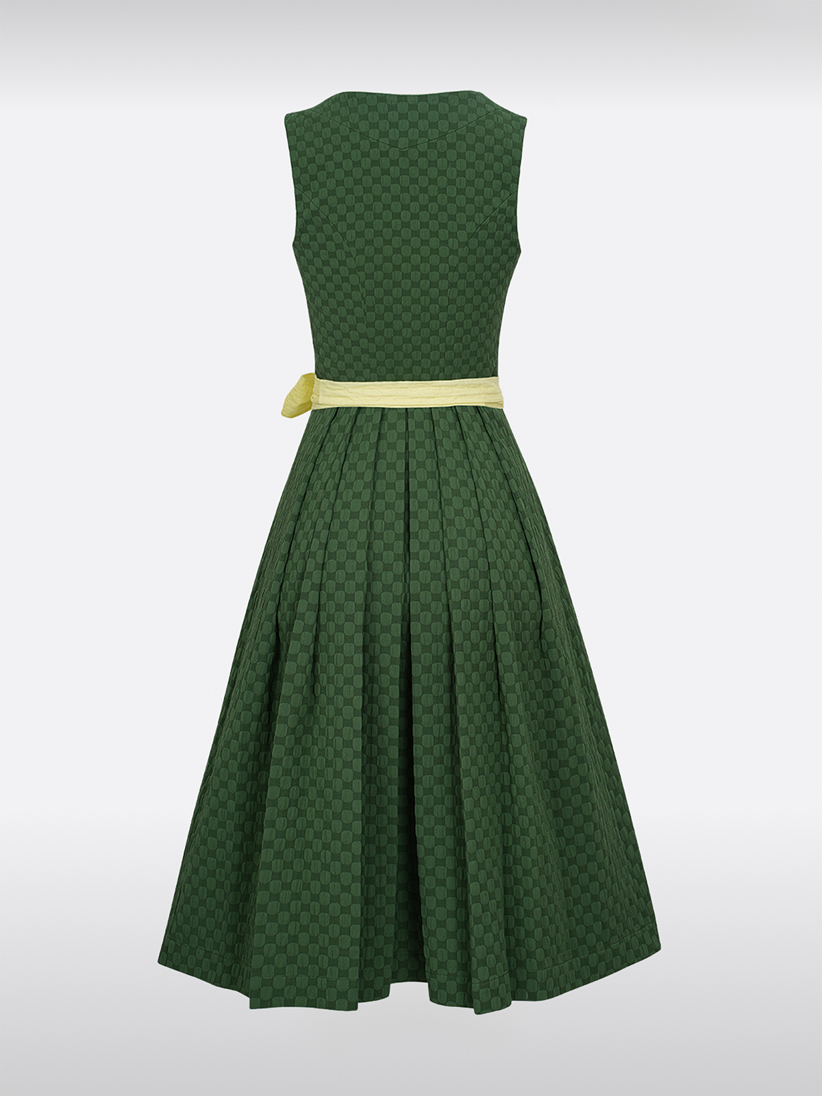 Grün Gerader Ausschnitt Knöpfen Dirndl