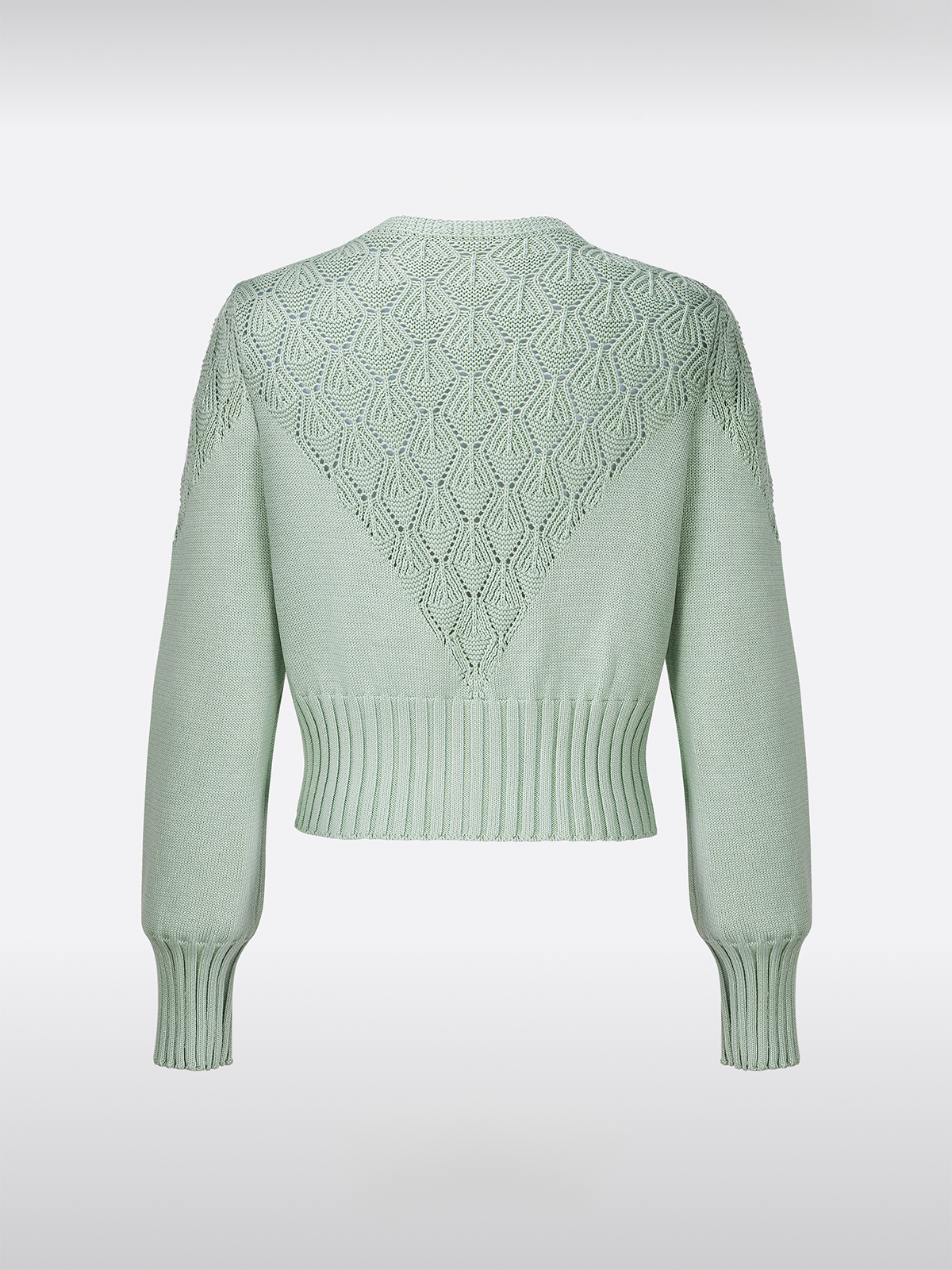 Grün Knöpfen Strick