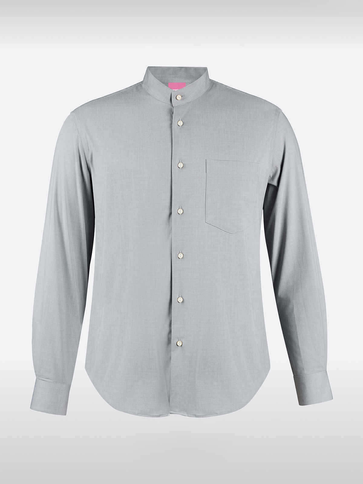 Grau Hochgeschlossen Hemden