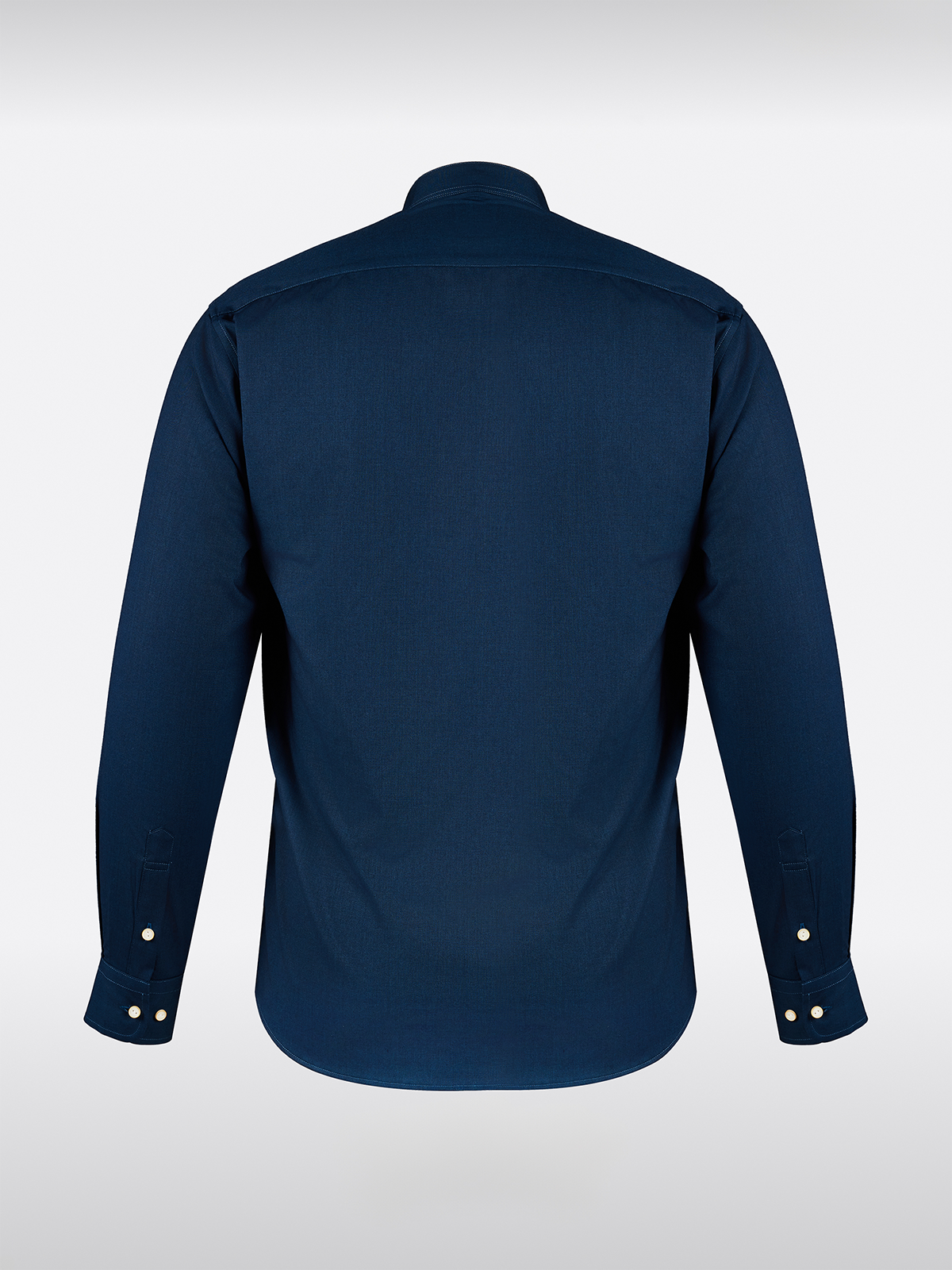 Blau Hochgeschlossen Hemden