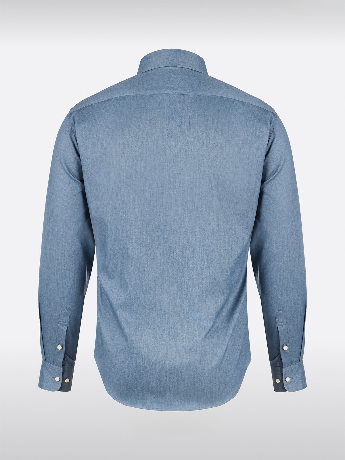 Blue reversible collar shirts