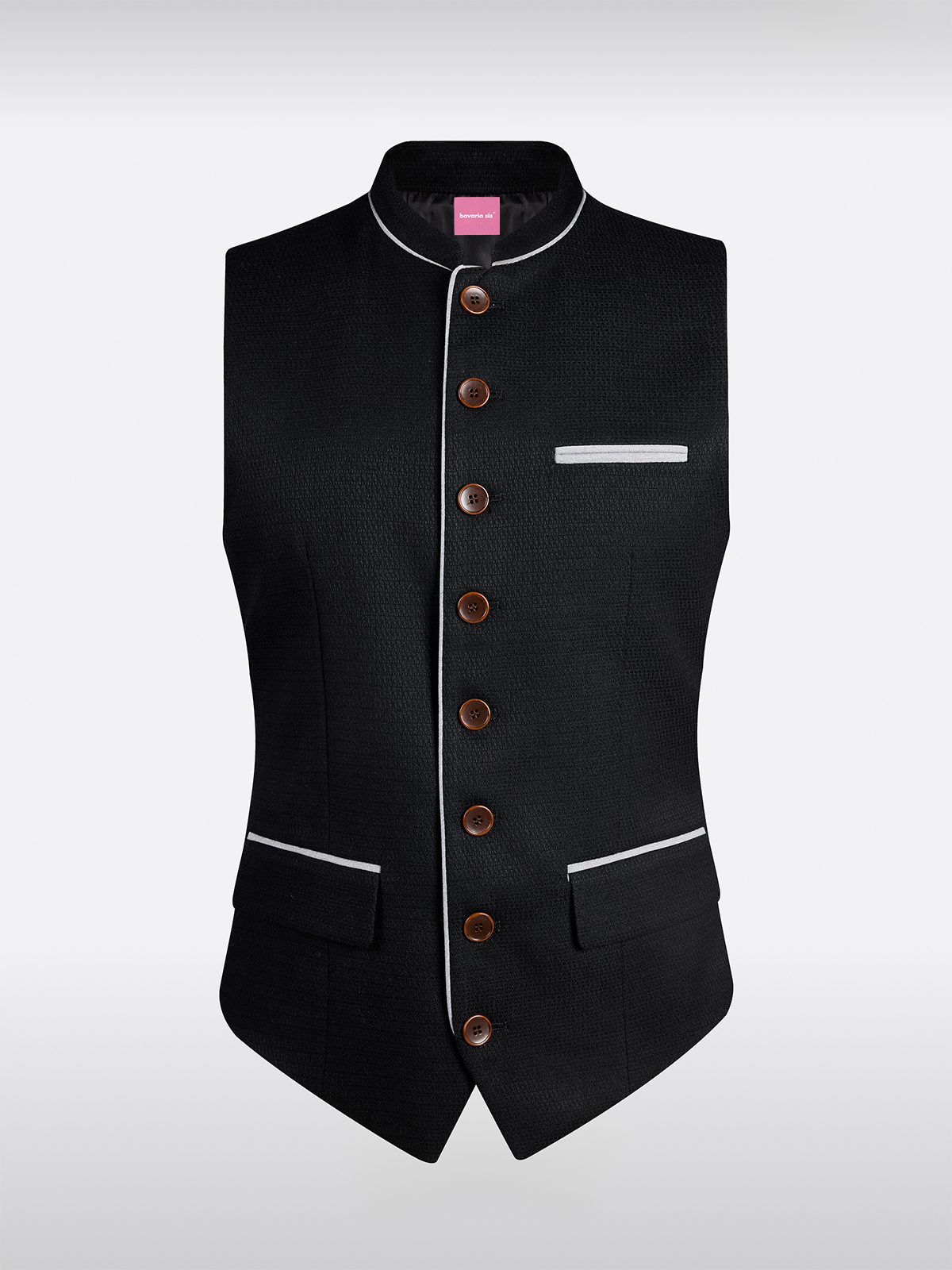 Schwarz Hochgeschlossen Westen