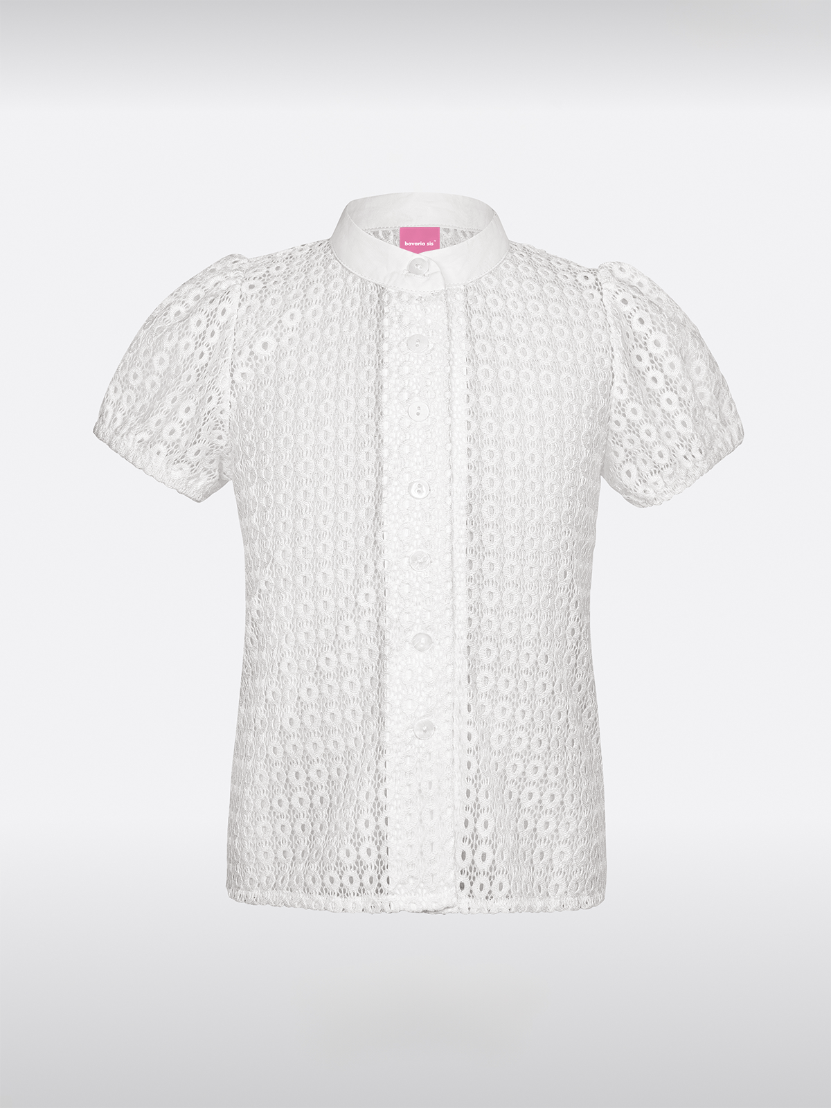 Kinder Weiß Kurzarm Dirndlbluse