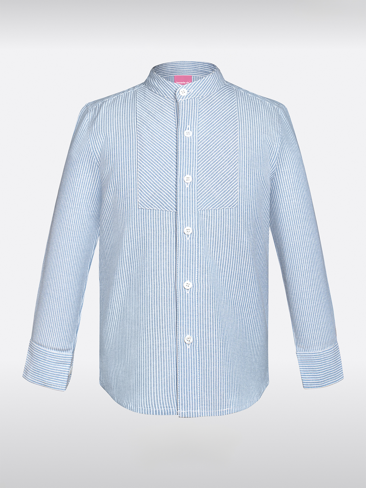 Children blue long arm shirts