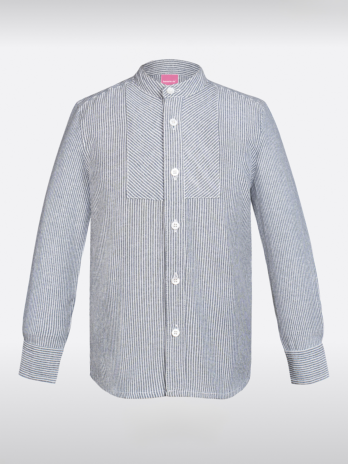 Children blue long arm shirts