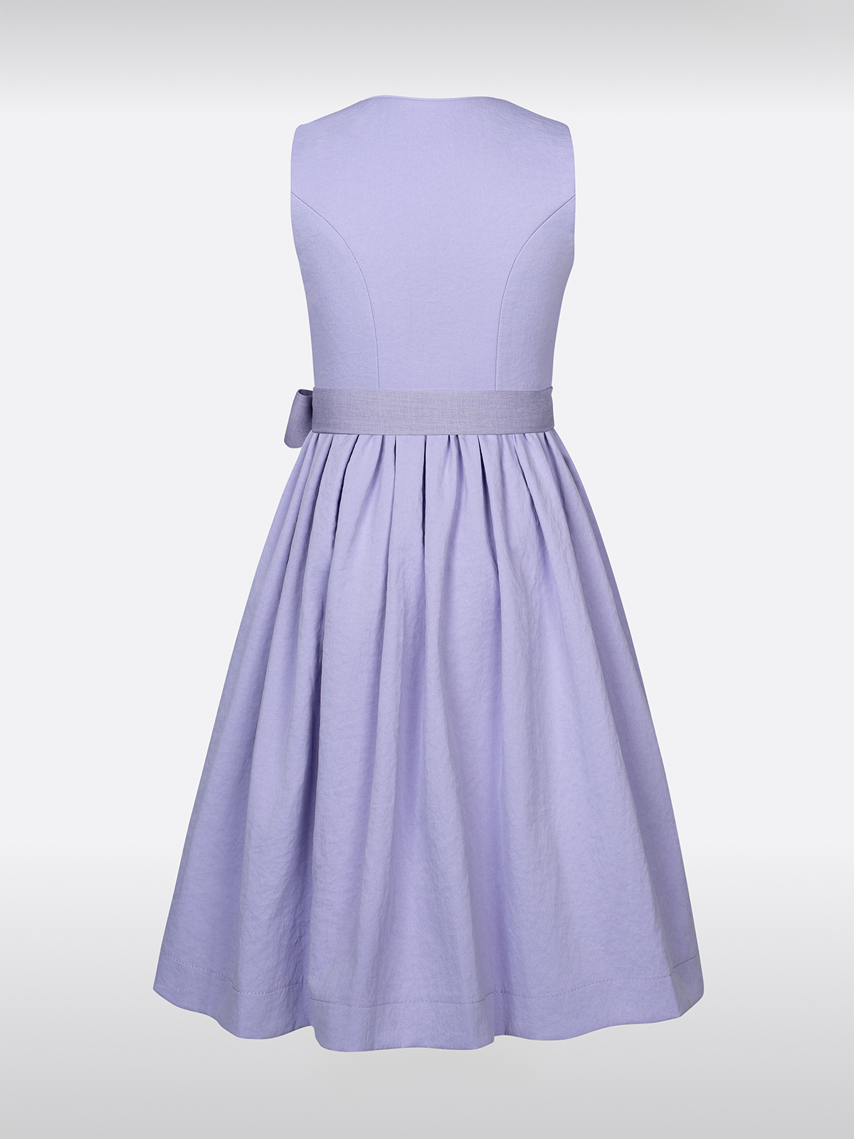 Kinder Lila Einfarbig Dirndl