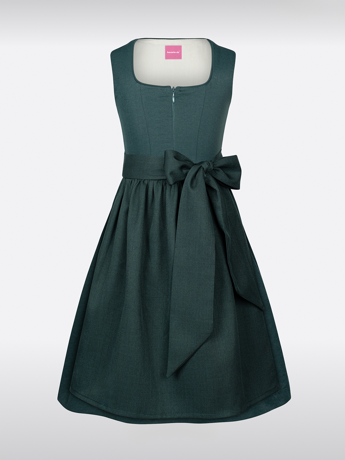 Kinder Grün Einfarbig Dirndl