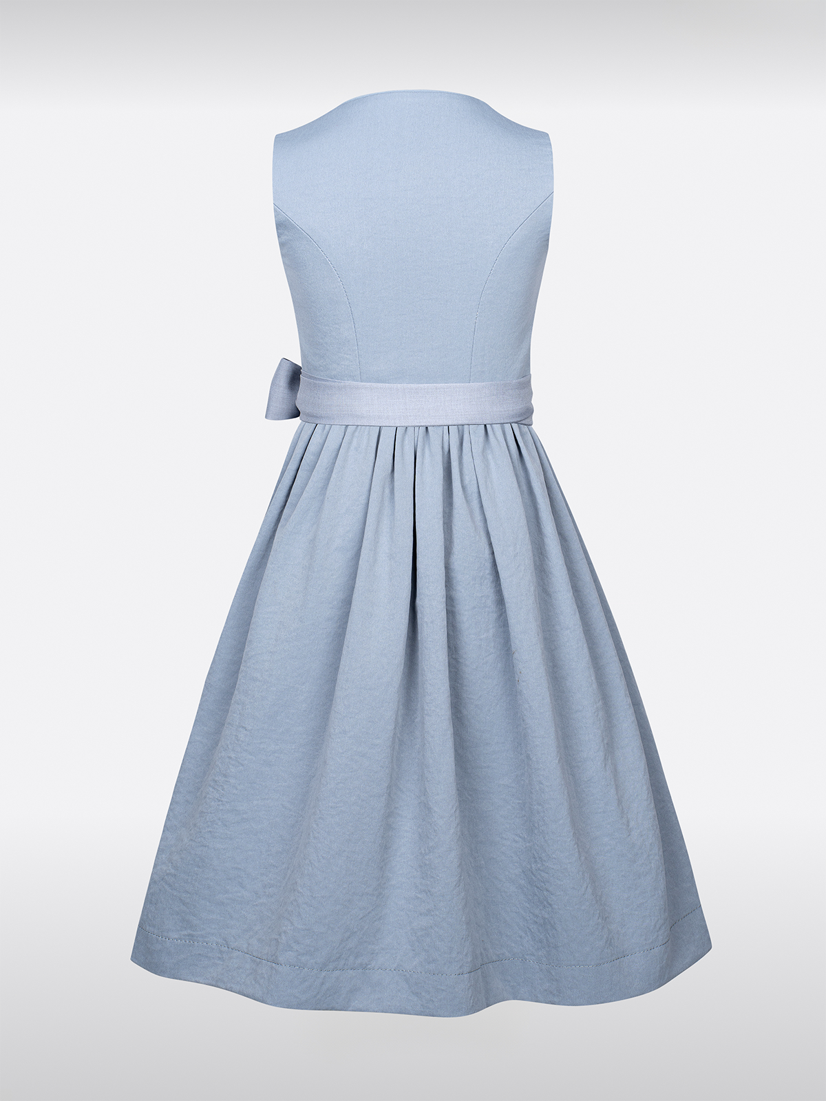 Kinder Blau Einfarbig Dirndl