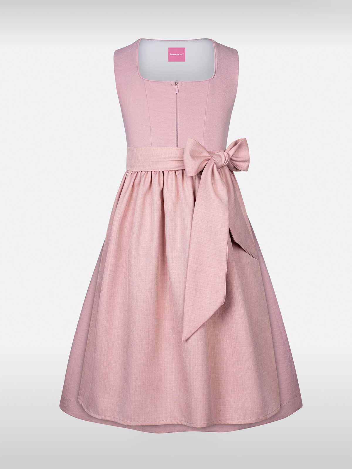 Kinder Rosa Einfarbig Dirndl