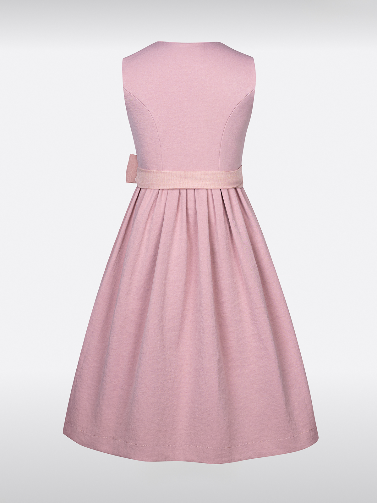 Kinder Rosa Einfarbig Dirndl
