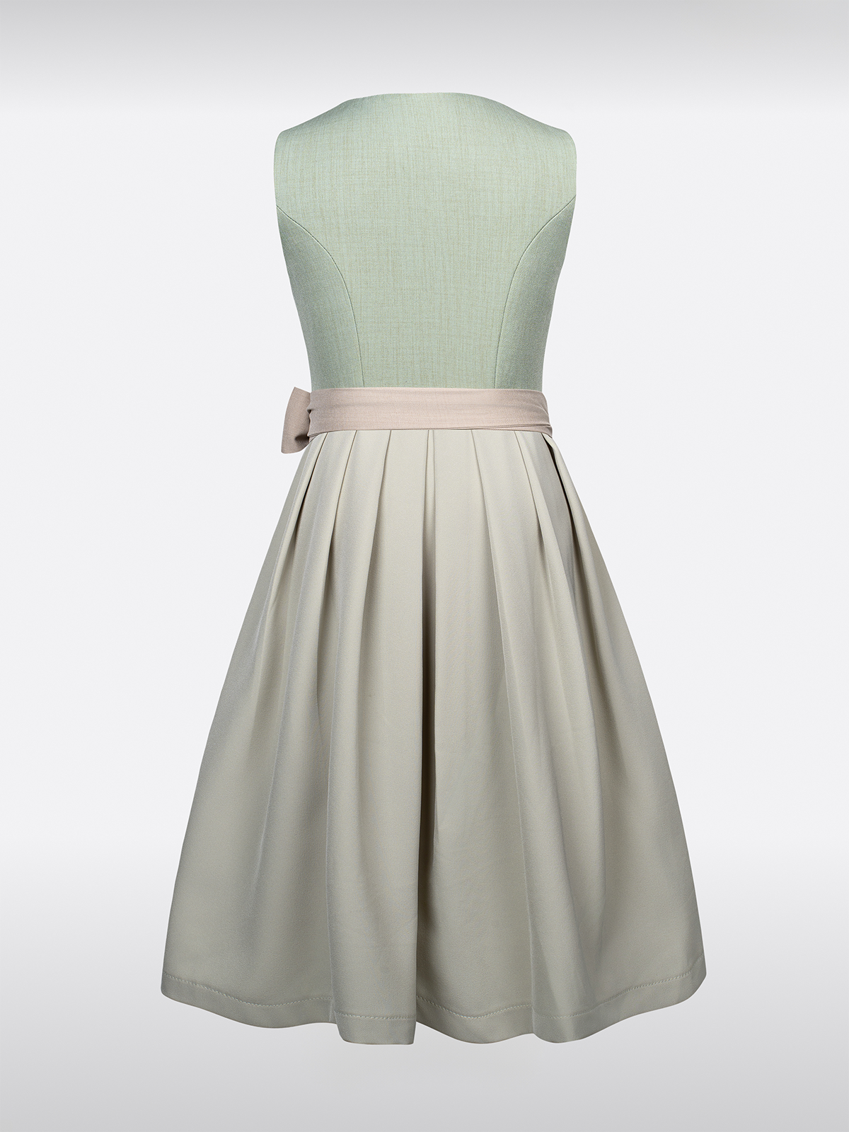 Kinder Grün Einfarbig Dirndl