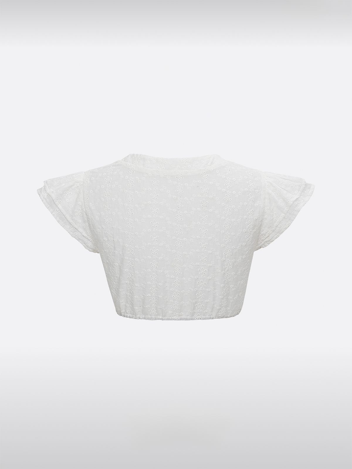 Weiß V-Ausschnitt Dirndlbluse