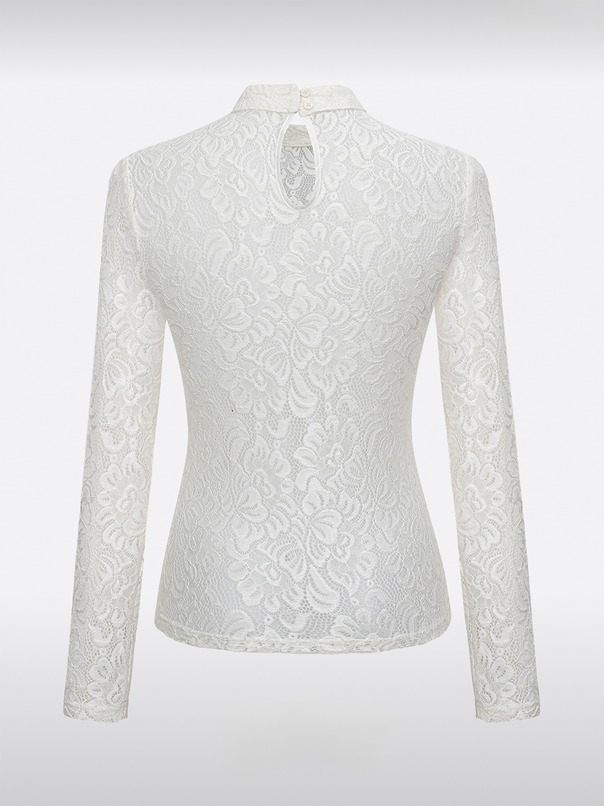 Weiß Hochgeschlossen Body