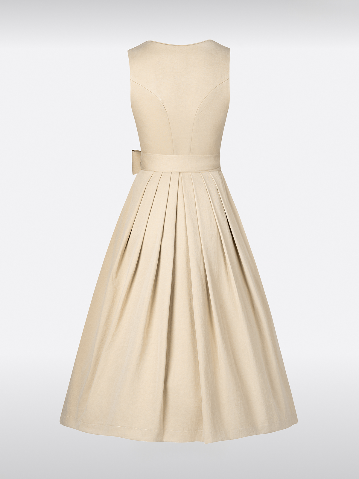 Cream Herz-Ausschnitt traditionell Dirndl