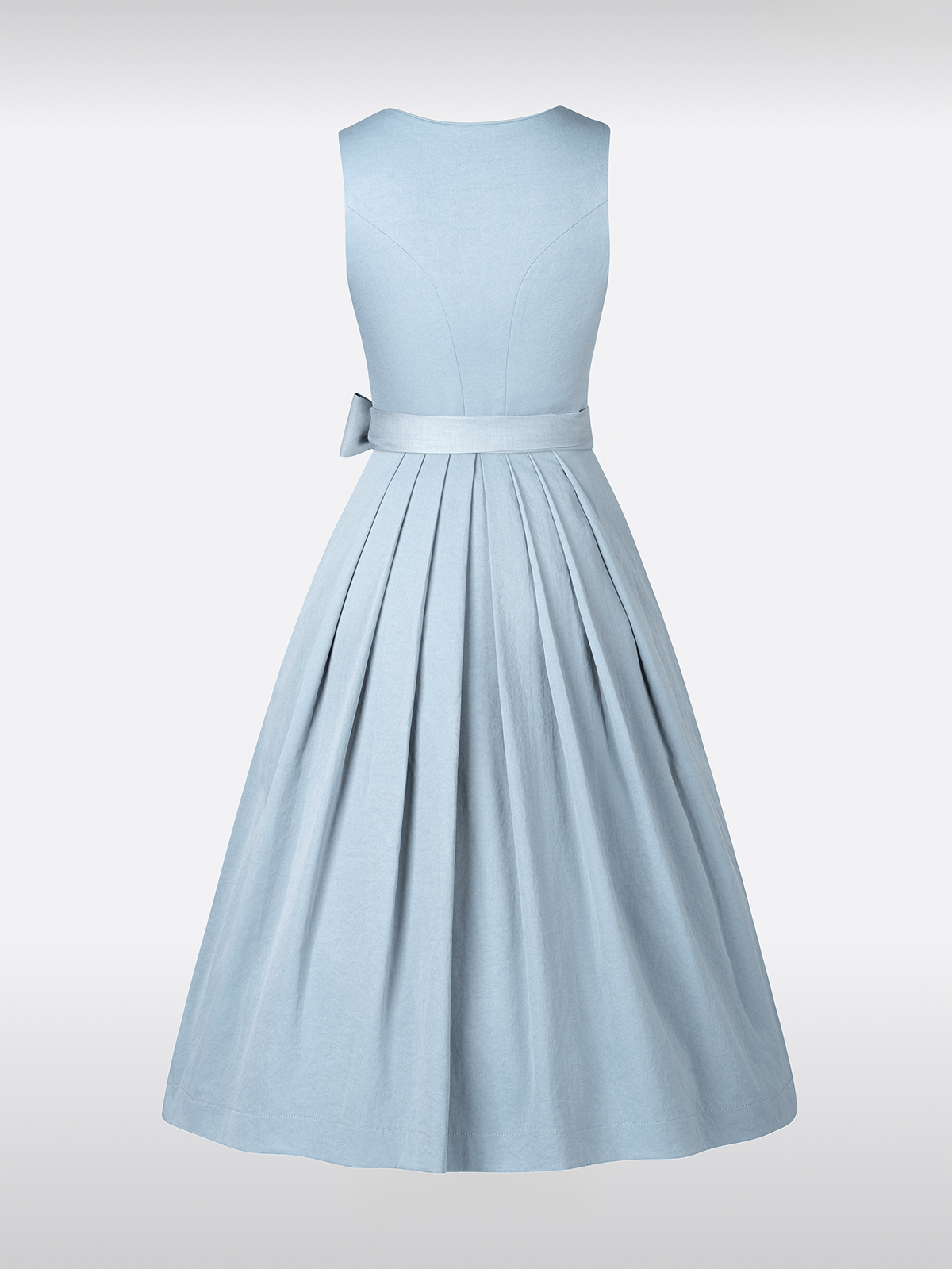 Blau Herz-Ausschnitt traditionell Dirndl