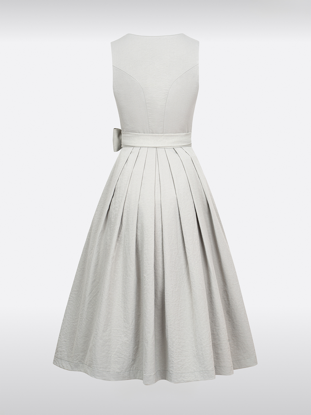 Grau Herz-Ausschnitt traditionell Dirndl