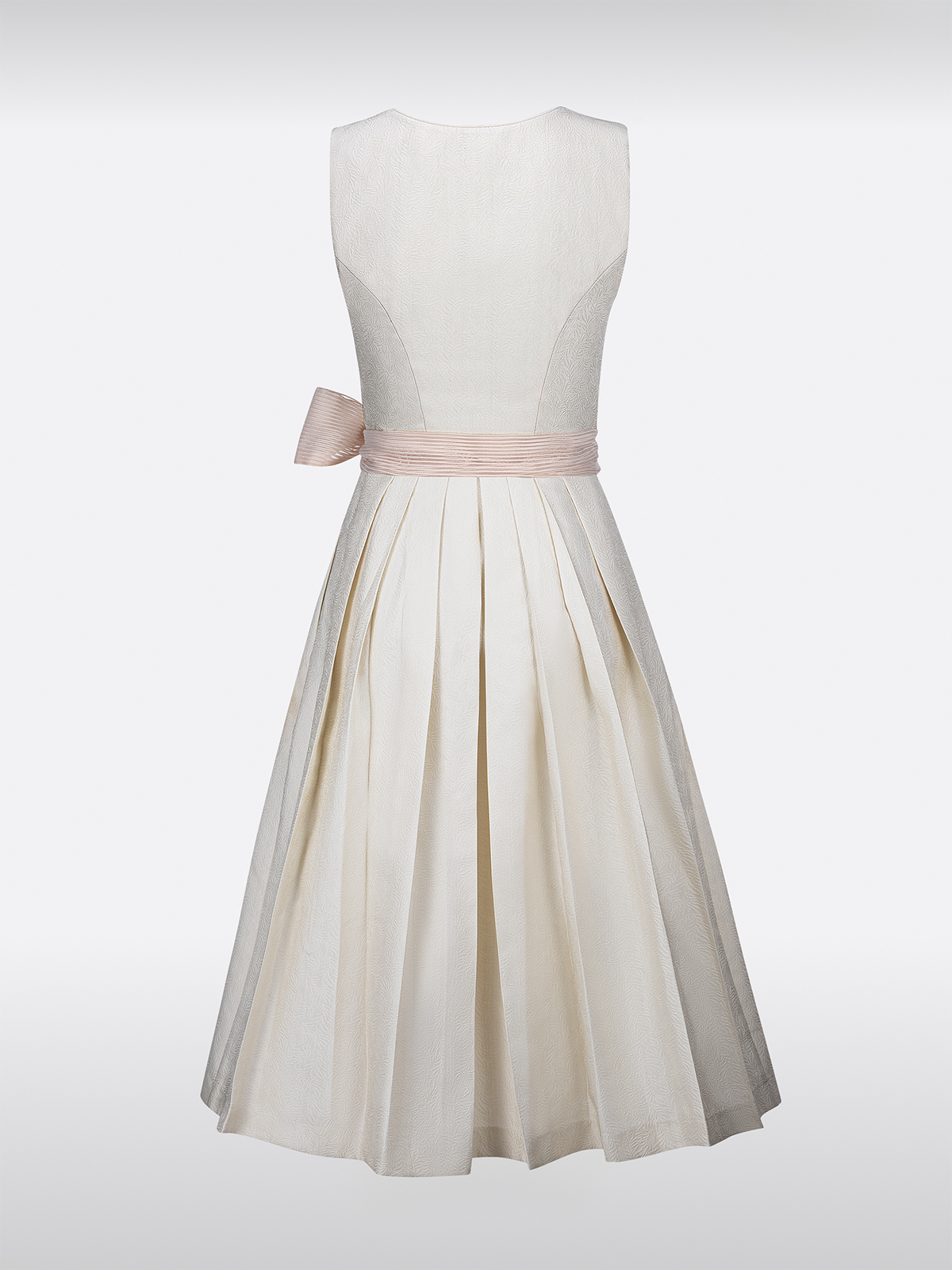 Beige Gerader Ausschnitt Dirndl