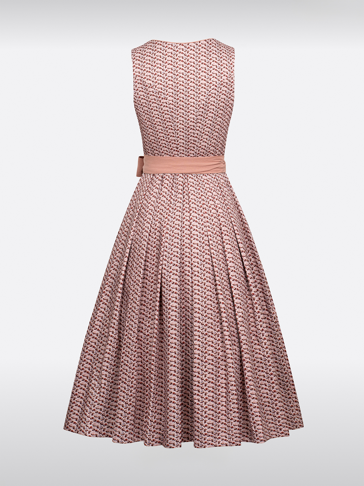 Rosa Herz-Ausschnitt traditionell Dirndl