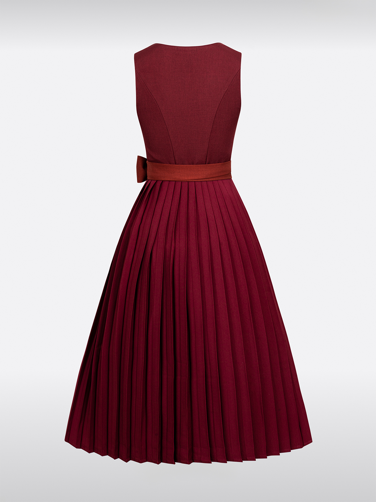 Rot Gerader Ausschnitt traditionell Dirndl