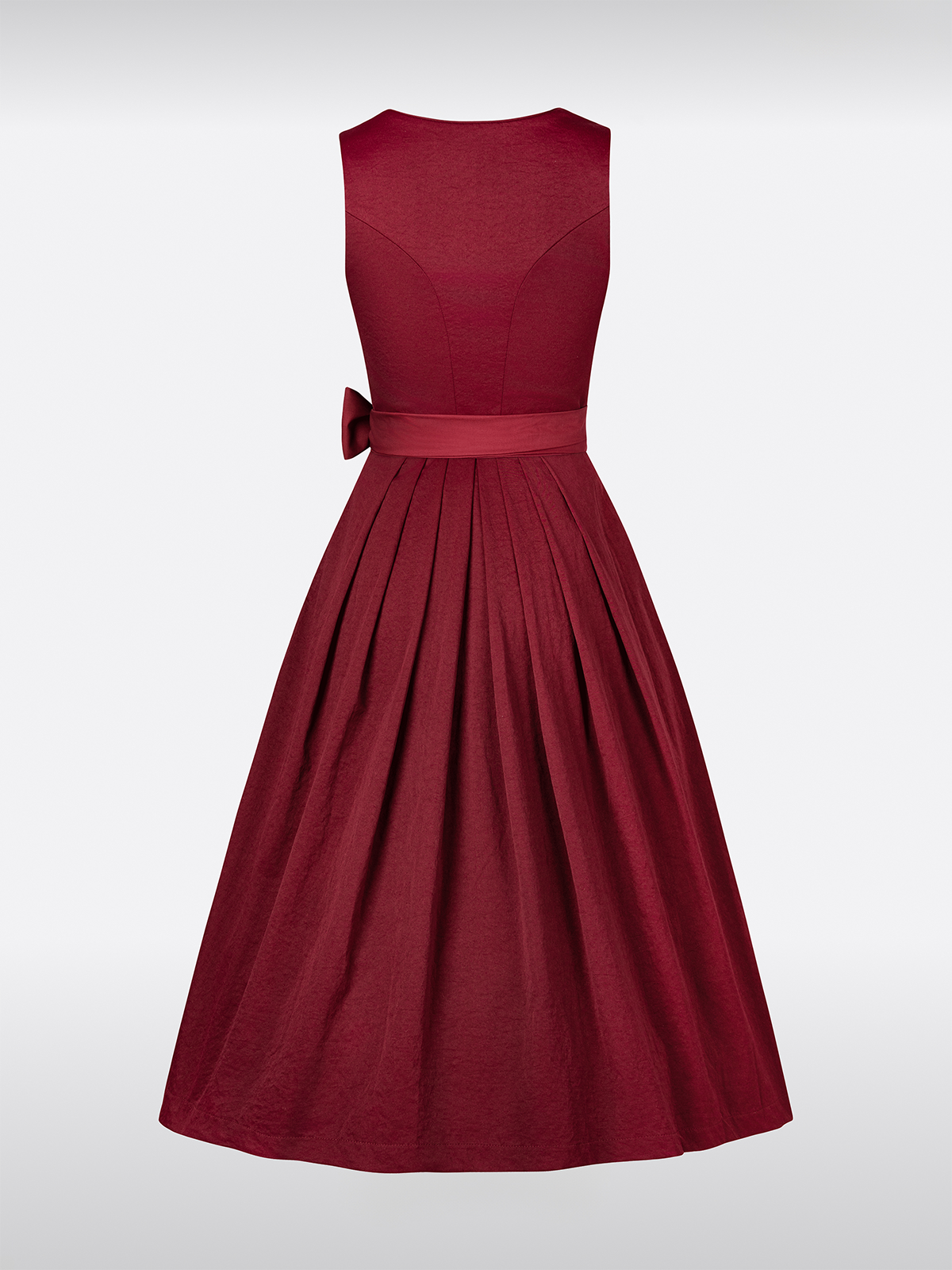 Rot Herz-Ausschnitt traditionell Dirndl