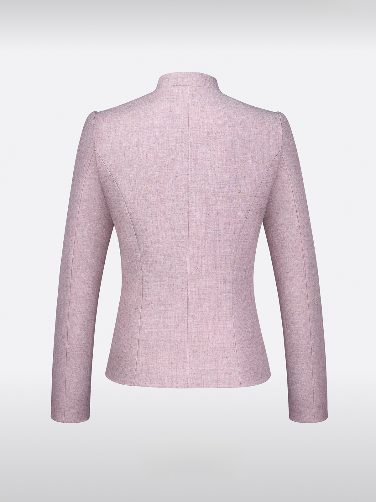Lila Hochgeschlossen Slim-Fit traditionell Jacken
